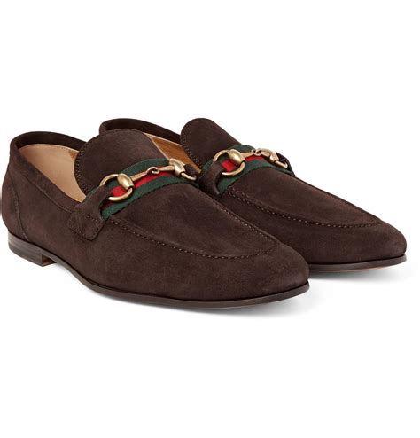 gucci loafers brown suede.